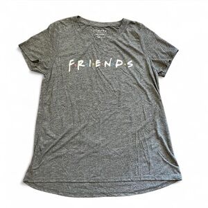 FRIENDS Heather Gray Graphic Tee Short Sleeve fits size large (xxl)